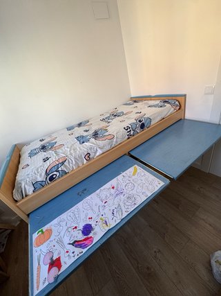 Cama infantil con almacenaje y cajones
