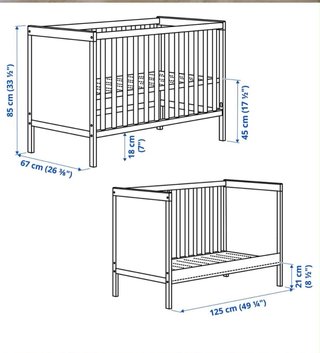 Cuna IKEA blanca
