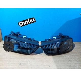 NM FAROS AUDI A4 B8 12-15 XENON + LED DINÁMICO NEGRO R01214