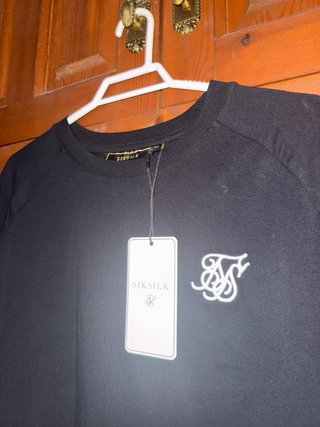 Camiseta SikSilk Negra Talla M
