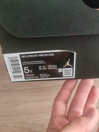 Nike Jordan 1 Mid SE (GS) Azul