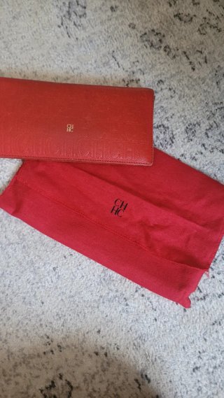 Cartera Carolina Herrera Piel Roja