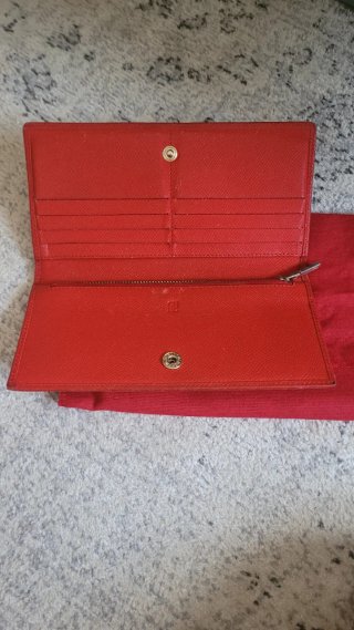 Cartera Carolina Herrera Piel Roja