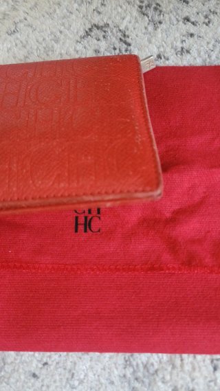 Cartera Carolina Herrera Piel Roja