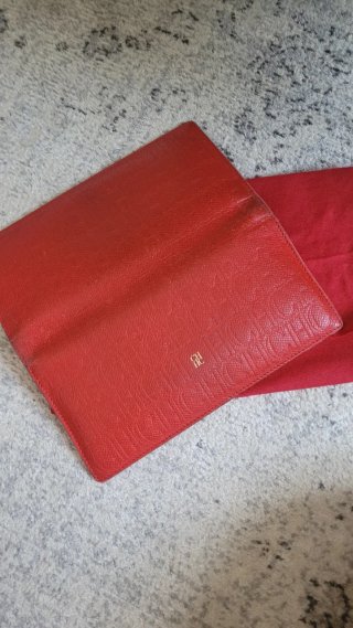 Cartera Carolina Herrera Piel Roja