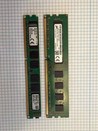 2x 8GB DDR3L RAM Kingston + Micron