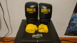 Guantes Fitboxing Brooklyn Negros y Amarillos