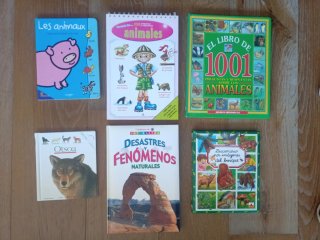 Libros de animales y naturaleza para niños.