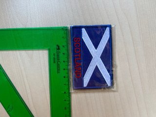 Parche Escudo de Escocia Velcro scotland