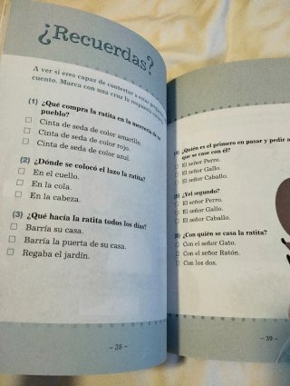 Lote 3 cuentos español-ingles con actividades