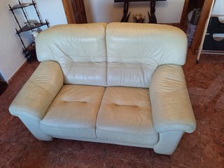 Juego sofás 3 y 2 Plazas Beige