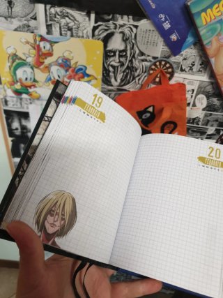 Attack on titan Diario scolastico