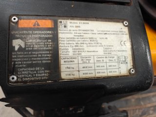 Carretilla Hyster 1.5 Eléctrica