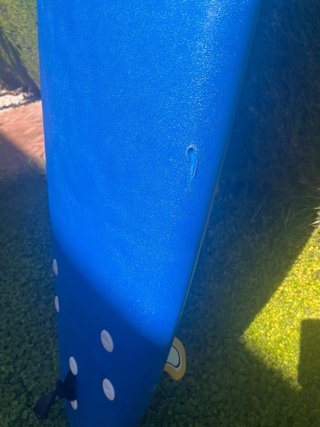 Tabla de surf de espuma azul 1,74m de alto