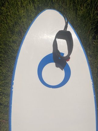 Tabla de surf de espuma azul 1,74m de alto