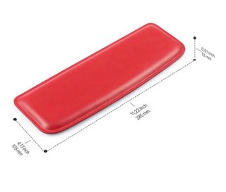 Reposamuñecas Londo Piel Rojo o negro