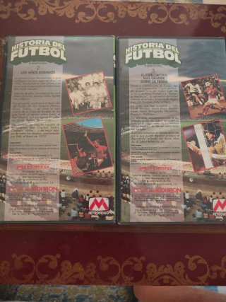 Confezione 3 VHS Storia del Calcio + Cofanetto Matías Prat