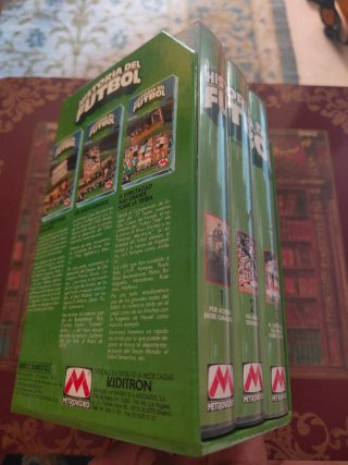 Confezione 3 VHS Storia del Calcio + Cofanetto Matías Prat