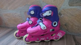 Patines Oxelo Talla 28-30 Rosa/Morado