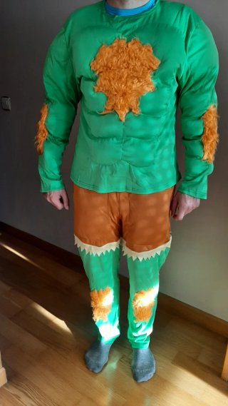 Disfraz Adulto Blanka Street Fighter Talla Única