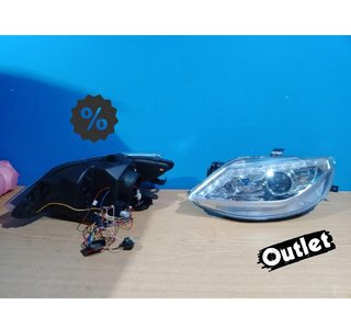 NM FAROS PARA SEAT IBIZA 6J 08-12 LUZ DIURNA FONDO CROMO R14