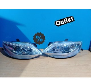 NM FAROS PARA SEAT IBIZA 6J 08-12 LUZ DIURNA FONDO CROMO R14