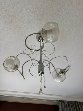 Lámpara de techo moderna cristal 2 und