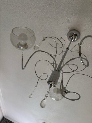 Lámpara de techo moderna cristal 2 und
