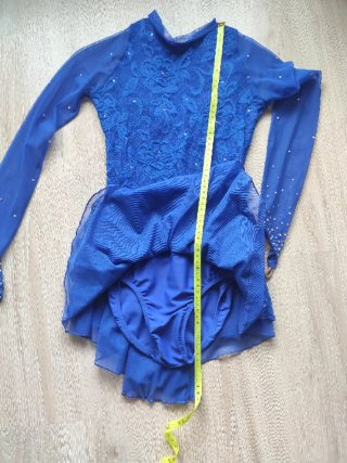 Maillot Patinaje Artístico Azul T12