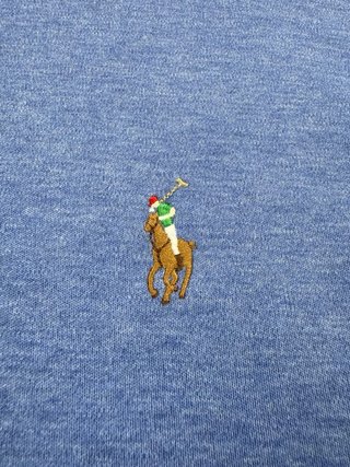 Polo Ralph Lauren Azul Jaspeado Talla M