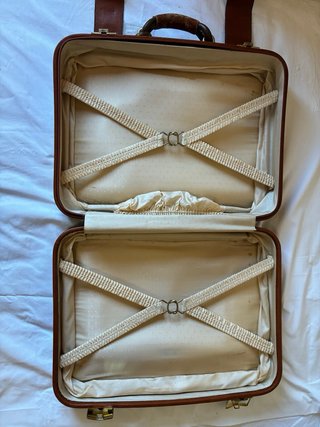 Maleta de cuero vintage