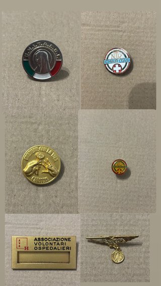 Lote UNITALSI: Pins y Placa AVO