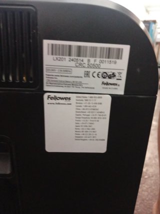 Trituradora de papel Fellowes LX201