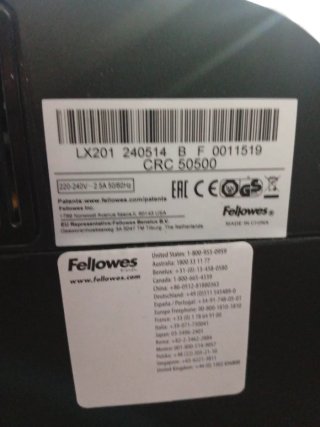 Trituradora de papel Fellowes LX201