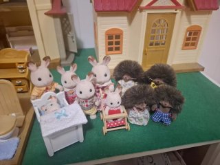 Casas Sylvanian Families con familias