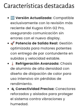 Controladora KuKirin G2 Pro DC48V 20A