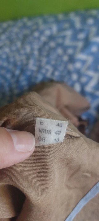 Chaqueta entretiempo mujer beige marrón