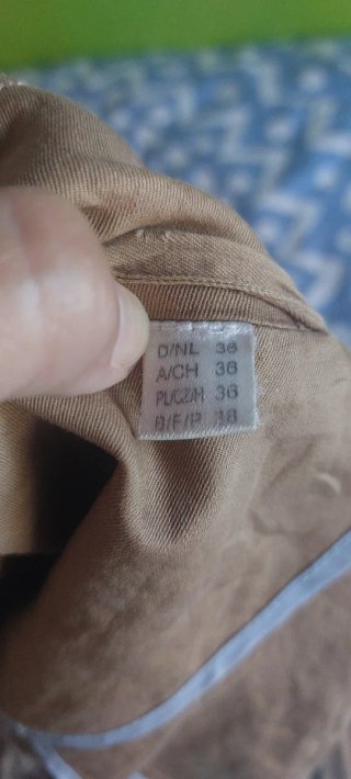 Chaqueta entretiempo mujer beige marrón