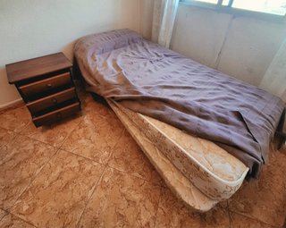 Cama 1.90 con colchón y canapé