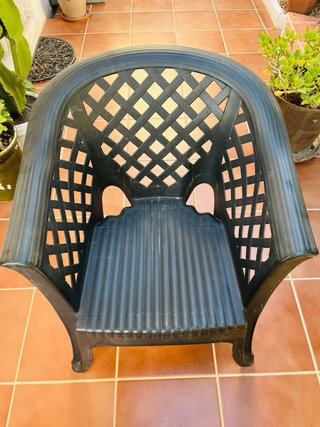 Conjunto Terraza Exterior Plástico verde