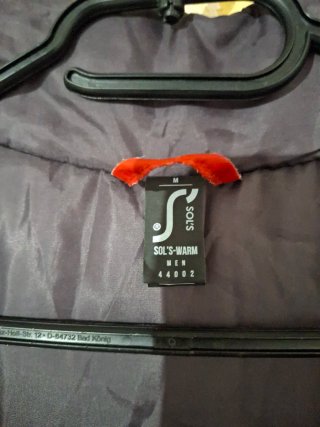 Chaleco acolchado rojo