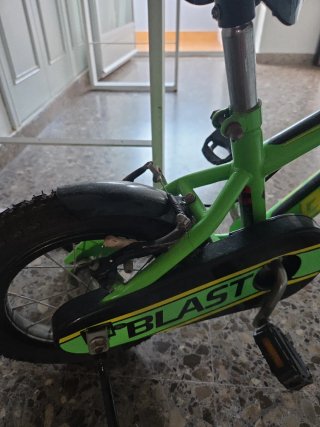 Bicicleta infantil verde BLAST