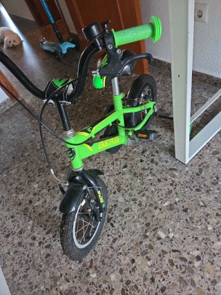 Bicicleta infantil verde BLAST