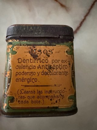 Cajita Farmacia principios siglo XX