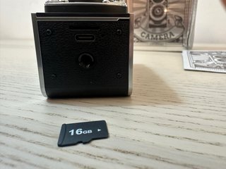 Mini cámara digital CHUZHAO estilo TLR