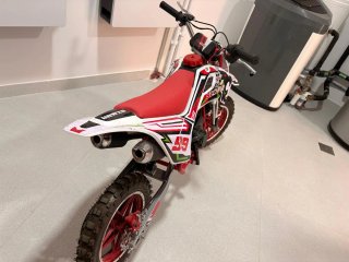 Minimoto 2 tiempos SIM Motocross Roja/Blanca
