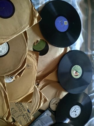 Lote 22 discos pizarra