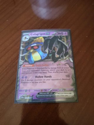 Carta Pokémon Cofagrigus EX 076/182