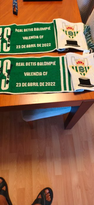 Bufandas Real Betis Copa del Rey 2022