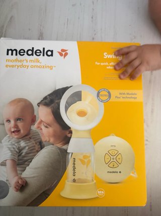 Sacaleches Medela Swing Flex sin uso, con garantía